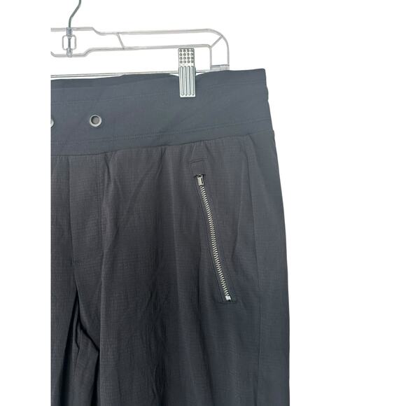 Athleta Black Workout Athleisure Trekkie North High Rise Jogger Pant 12 Petite - Picture 5 of 14